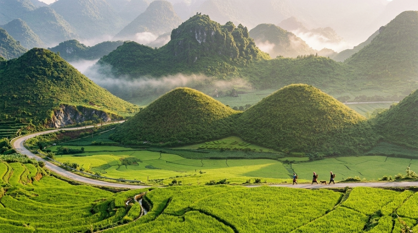 heaven's gate quan ba pass ha giang loop day 1 vietnam — vietnam unlock