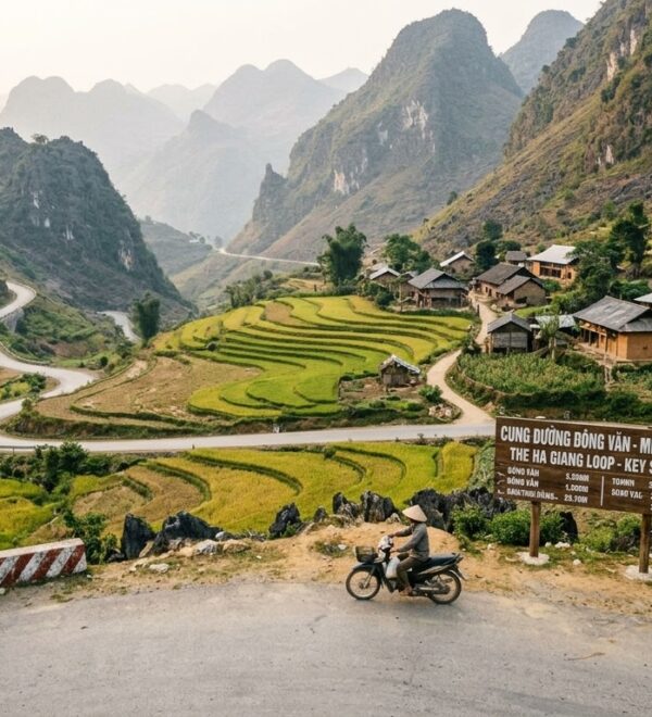 Ha Giang Loop Map: Full Route with Distances