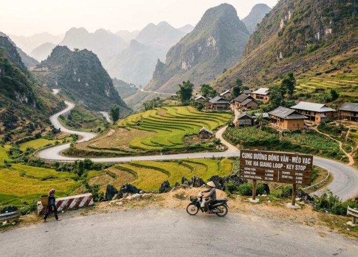 Ha Giang Loop Map: Full Route with Distances