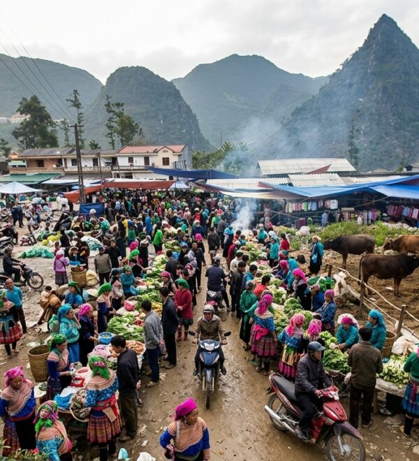 Meo Vac Sunday Market: Getting There Without a Tour