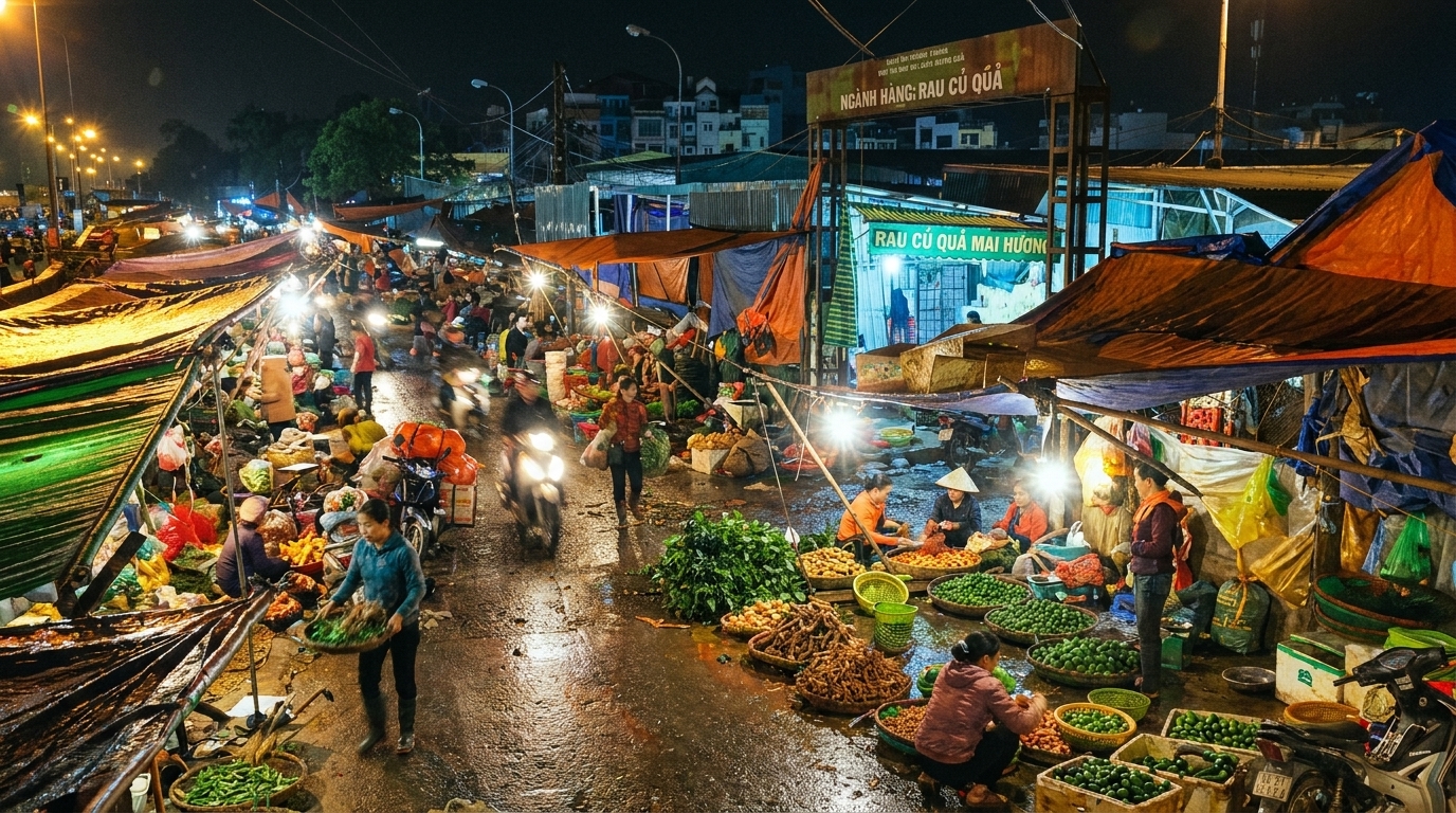 long bien market: not for shopping, for watching hanoi — vietnam unlock