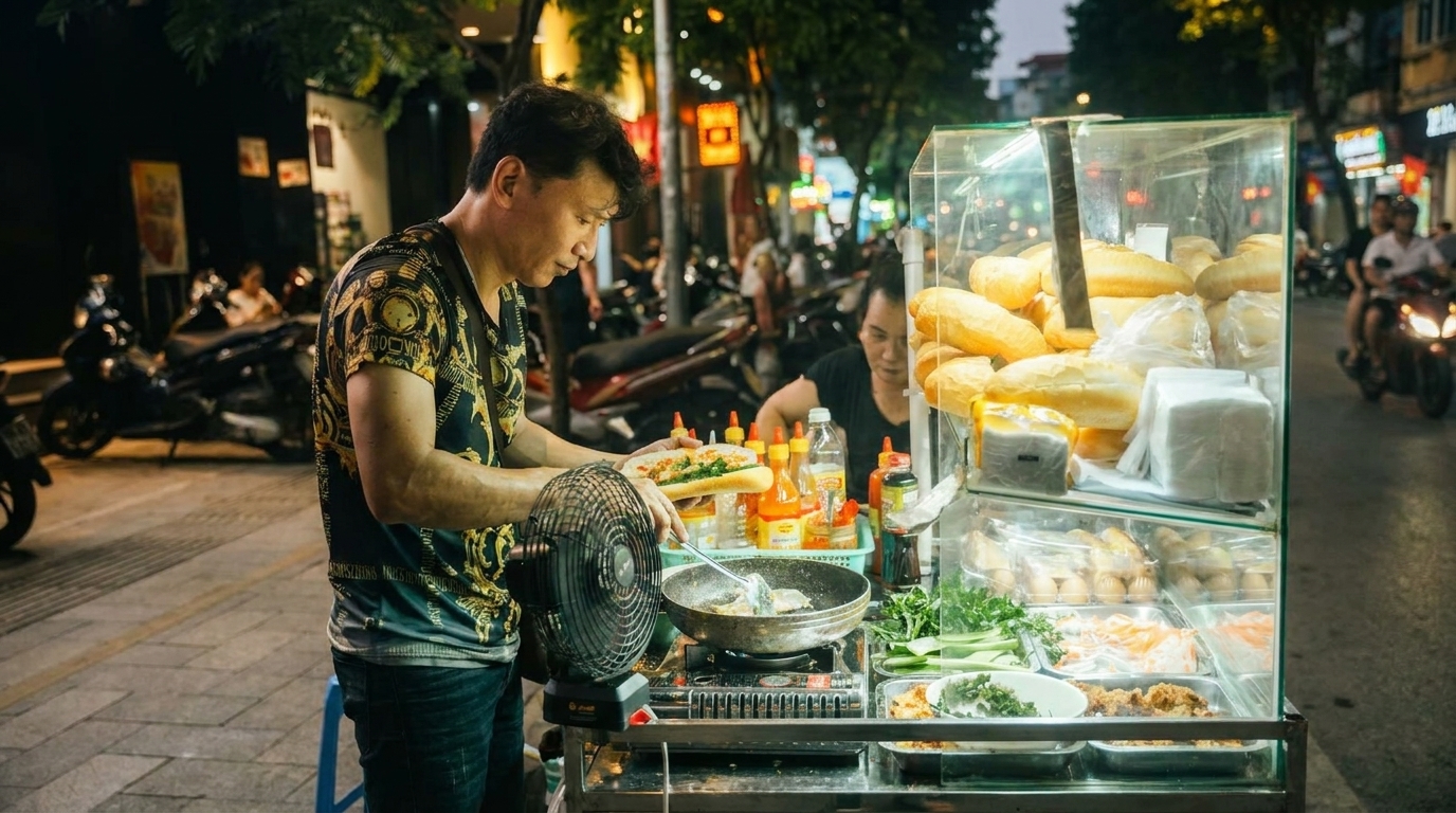 banh mi 25 hang ca hanoi old quarter — vietnam unlock
