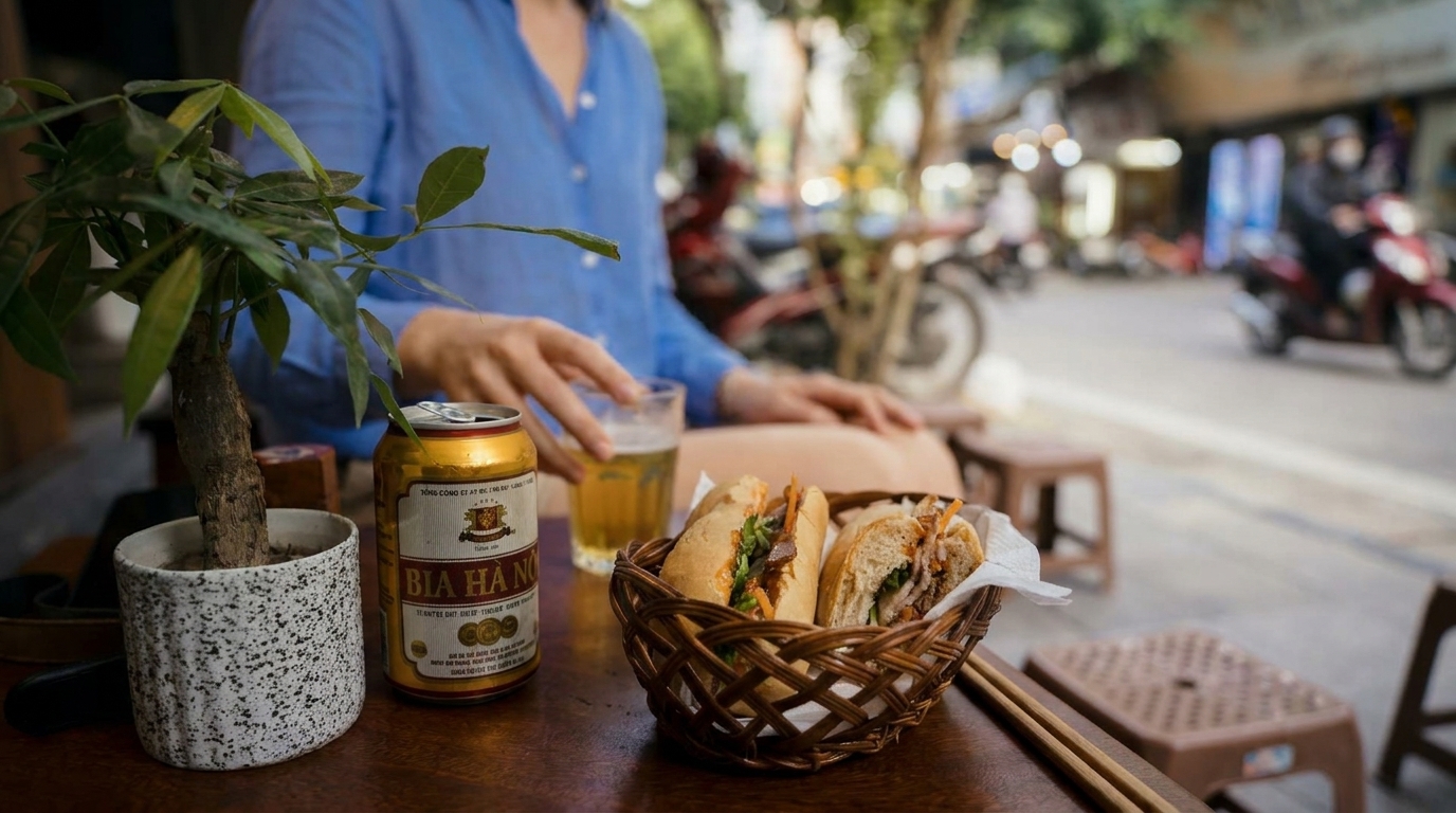bia hoi ta hien hanoi old quarter — vietnam unlock