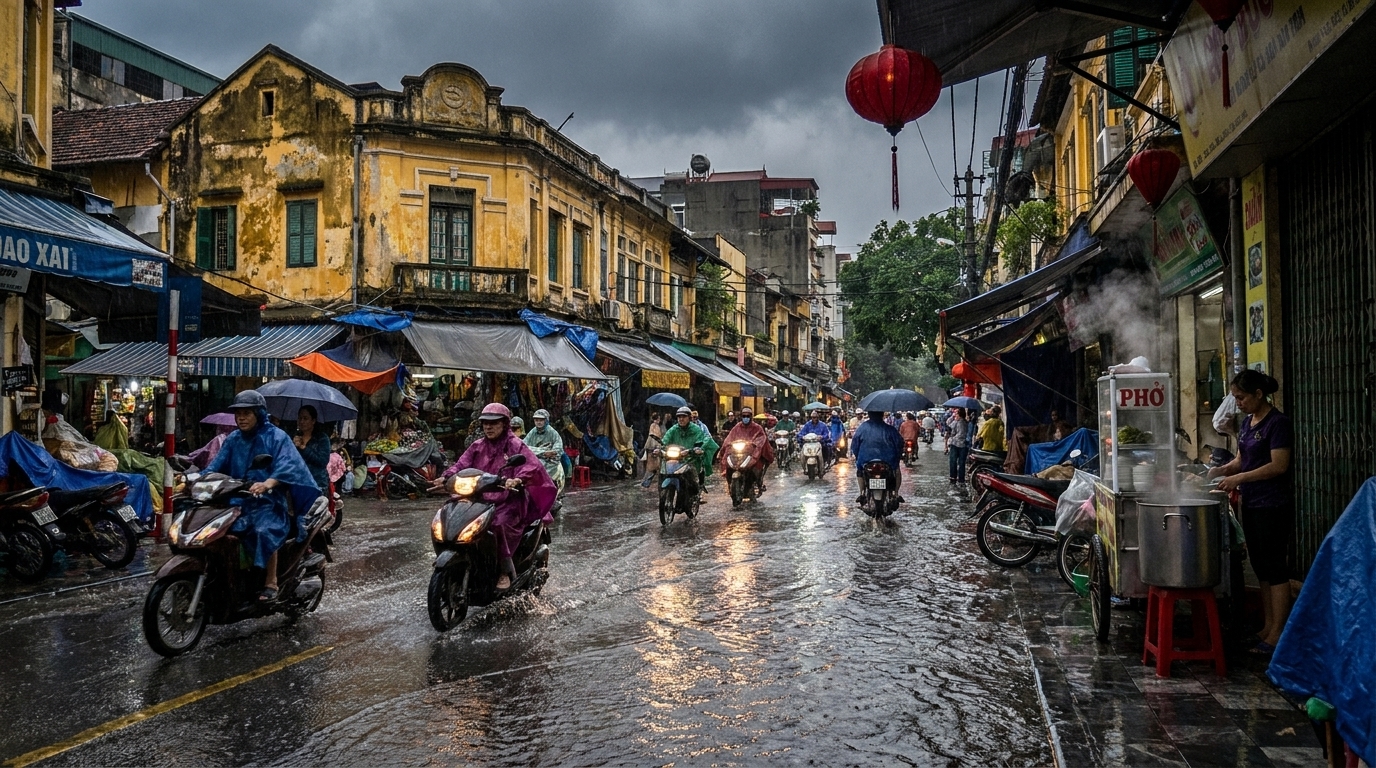 Hanoi in the Rain: Survival Guide from Someone Who Stayed