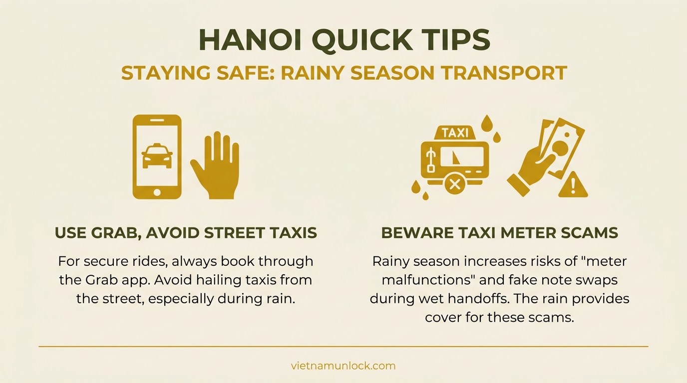 staying safe: what's actually different in the rain hanoi — vietnam unlock