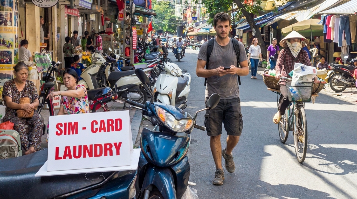 introduction hanoi sim card with images — vietnam unlock