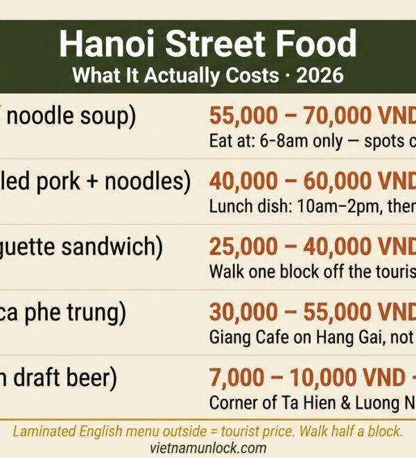 Best Hanoi Street Food: 12 Dishes, Real Addresses