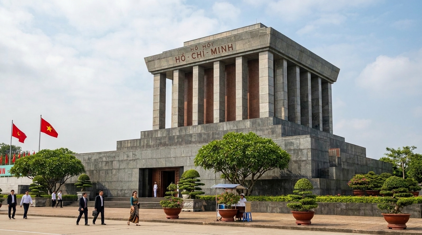 Hanoi Ba Dinh Ho Chi Minh Mausoleum — Vietnam Unlock