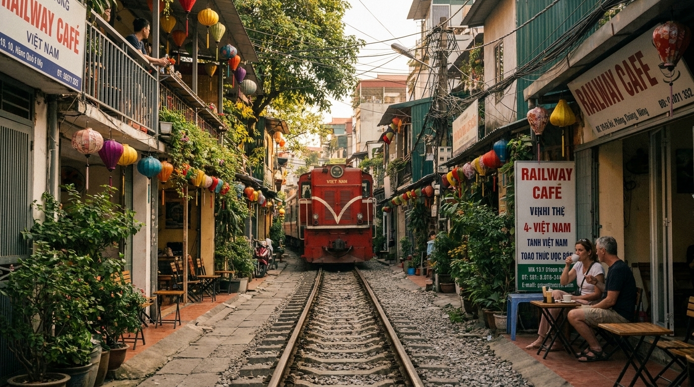 Hanoi Train Street Phuong Hung — Vietnam Unlock