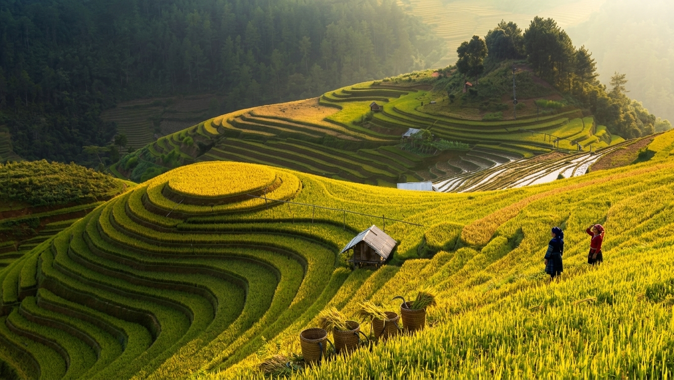 september–october: golden terraces without the november crowds — ha giang, vietnam unlock