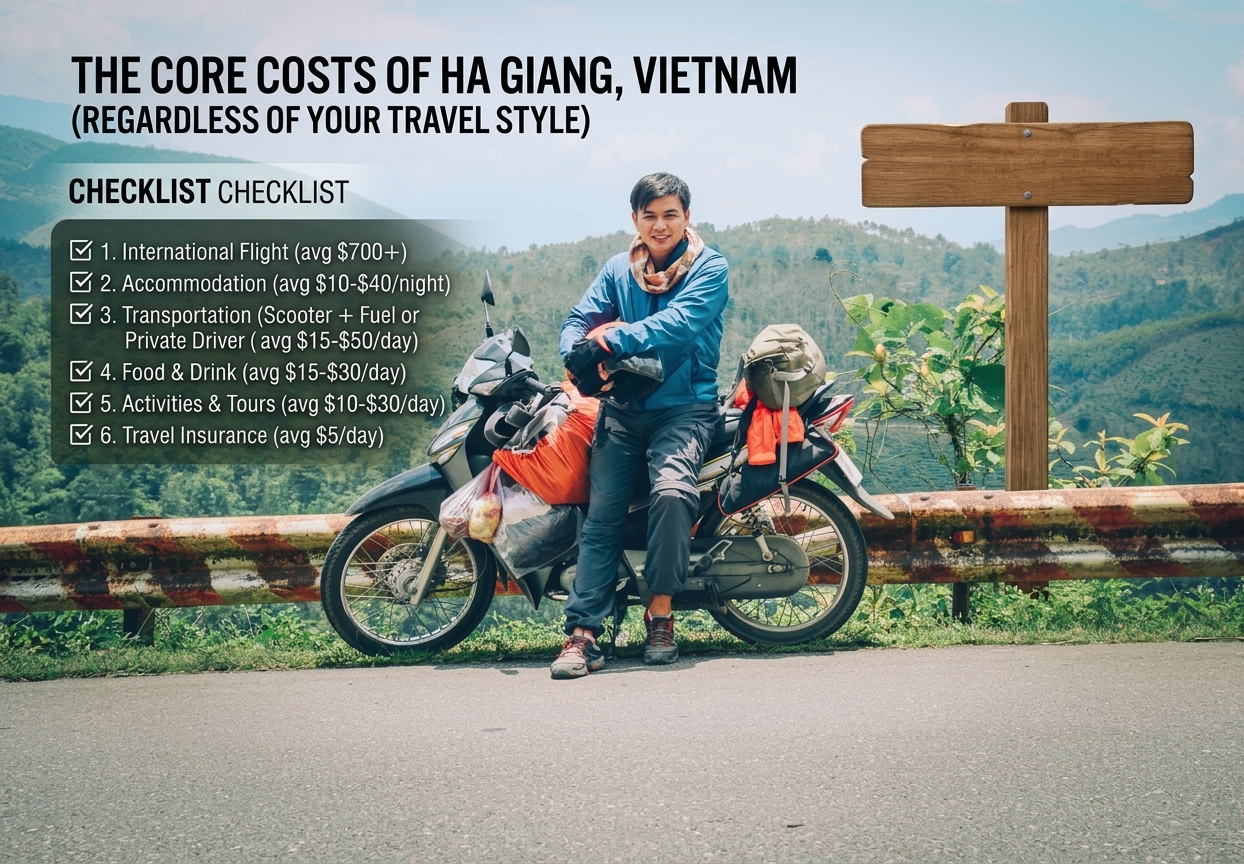 the core costs — what everyone pays — ha giang, vietnam unlock