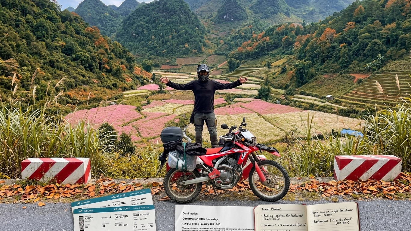 practical booking logistics — ha giang, vietnam unlock