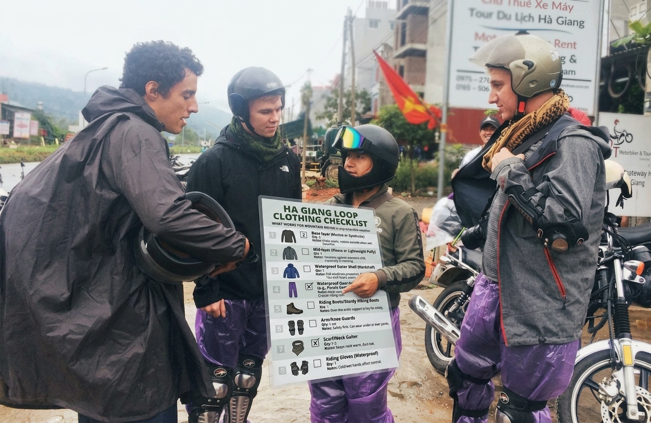 clothing — what works for mountain riding — ha giang, vietnam unlock