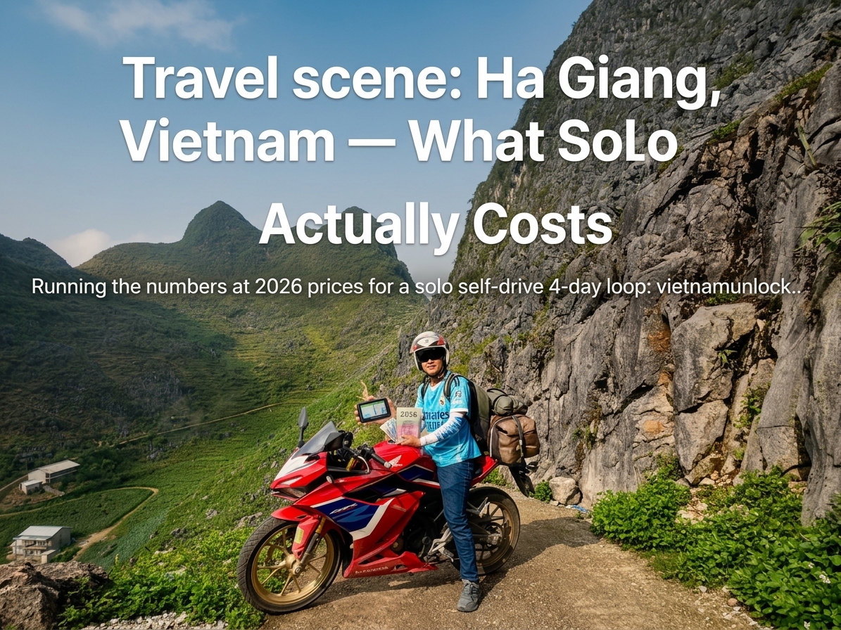 what solo self-drive actually costs — ha giang, vietnam unlock