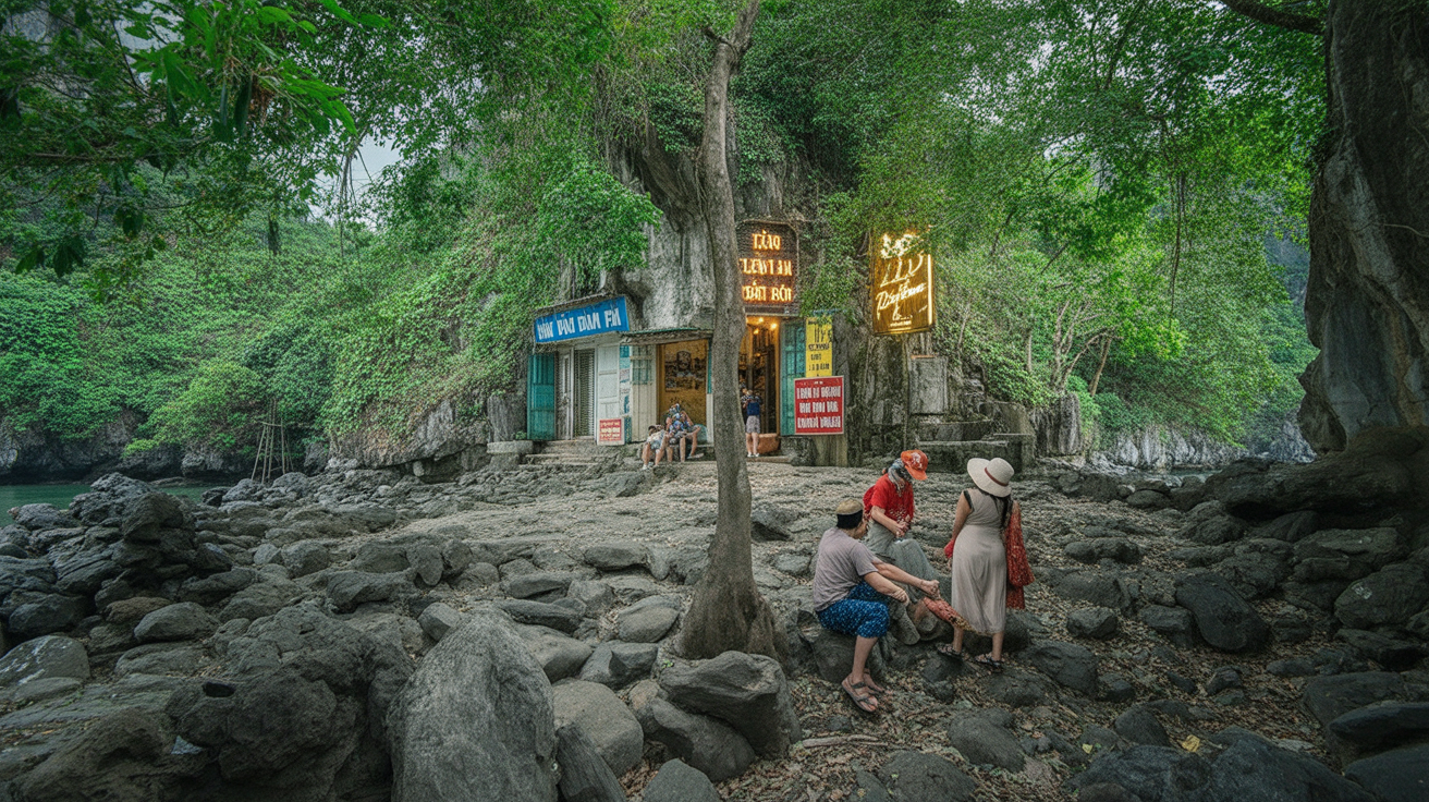Cat Ba National Park trail — real jungle, 2km from town