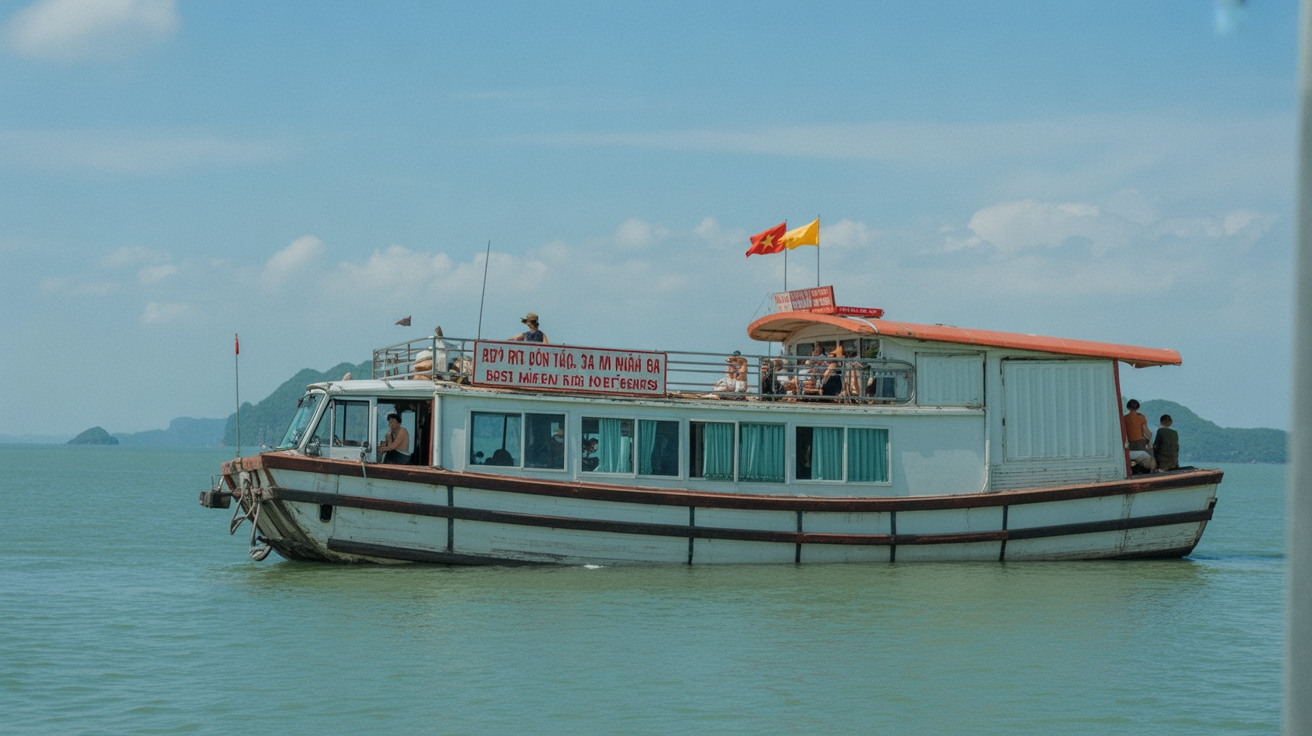 Limousine van — the transport standard for Hanoi to Ha Long Bay