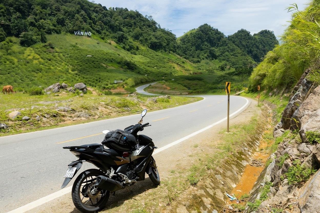 Hai Van Pass — 21km of coastal mountain road between Da Nang and Hue, still delivering the views despite the construction