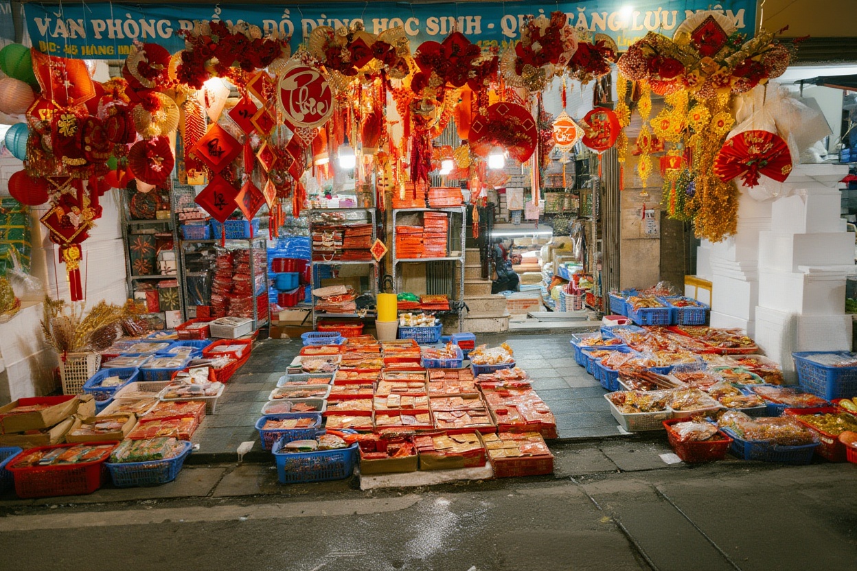The middle stalls run for a kilometer — souvenir density is high, uniqueness is low