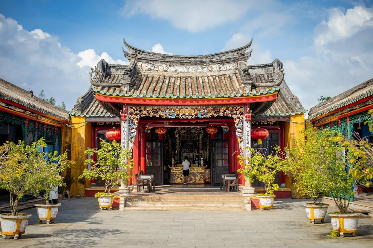 Ticket booths are on Lê Lợi street — buy before entering the core zone