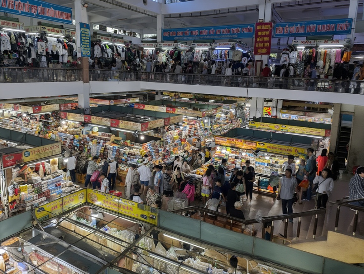 Hoi An Central Market food court — the best value eating in the entire city
