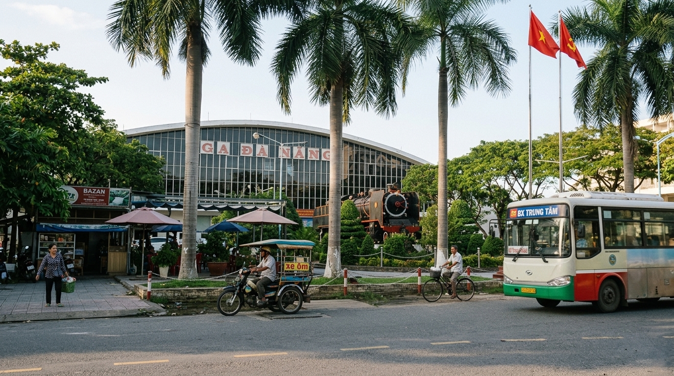 practical notes: getting from city center to station/departure point hue — vietnam unlock