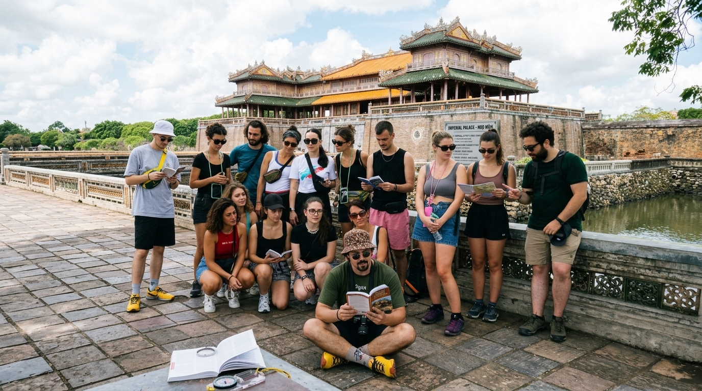 visiting with a guide vs. independently hue — vietnam unlock