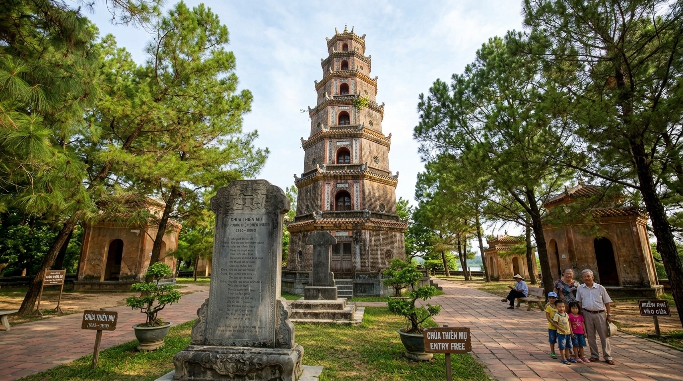 3. thien mu pagoda — free, beautiful, usually underestimated hue — vietnam unlock