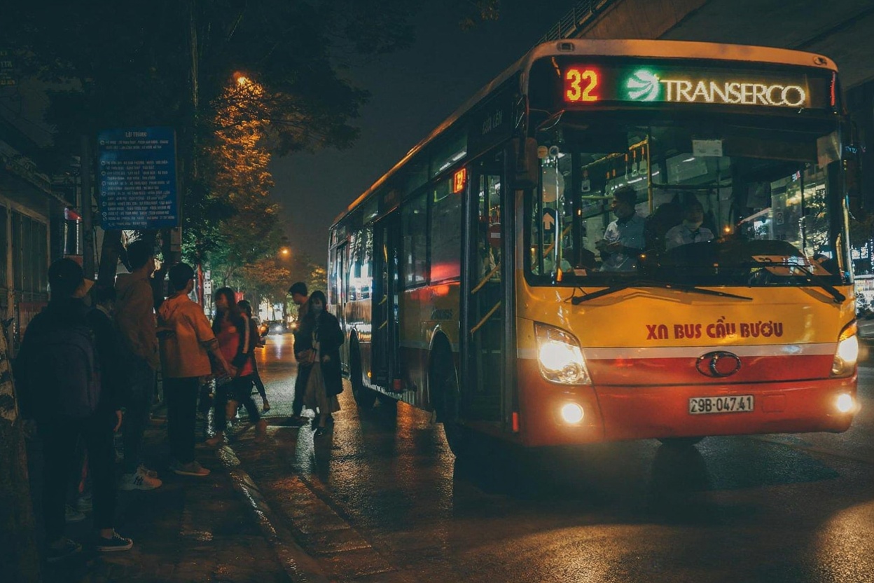 My Dinh Bus Station — busy but navigable if you know where you're going