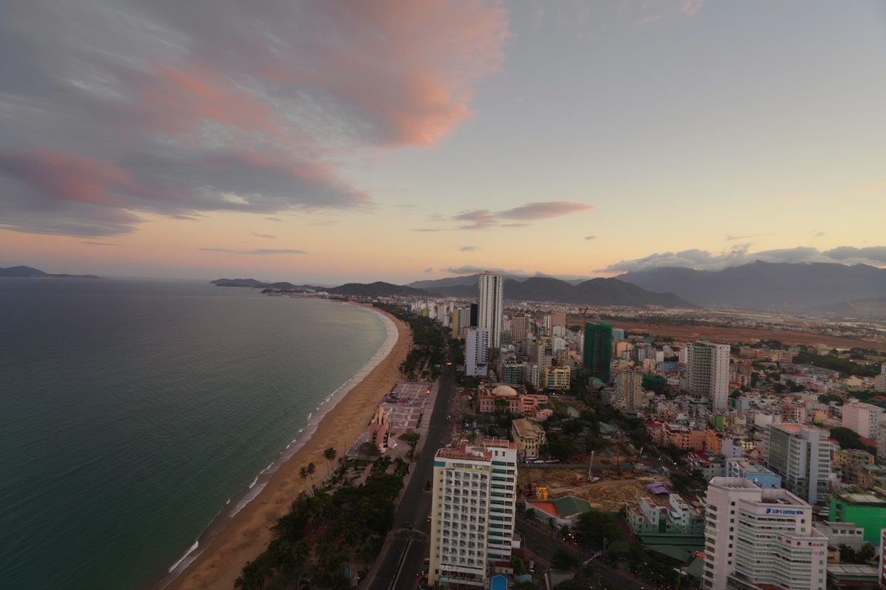 Nha Trang beach before 8am — the version worth showing up for