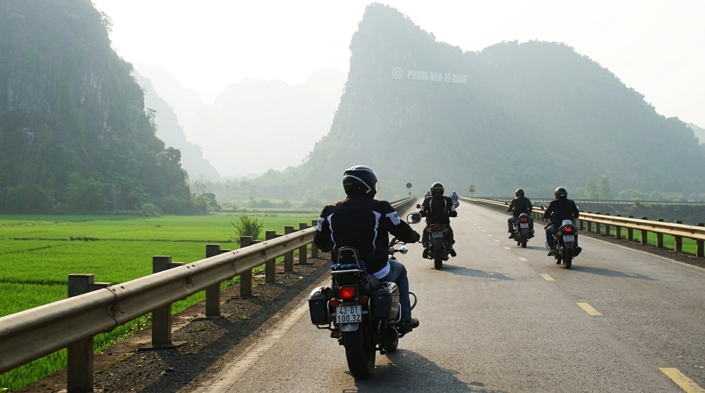 motorbike ho chi minh highway hue to phong nha — vietnam unlock