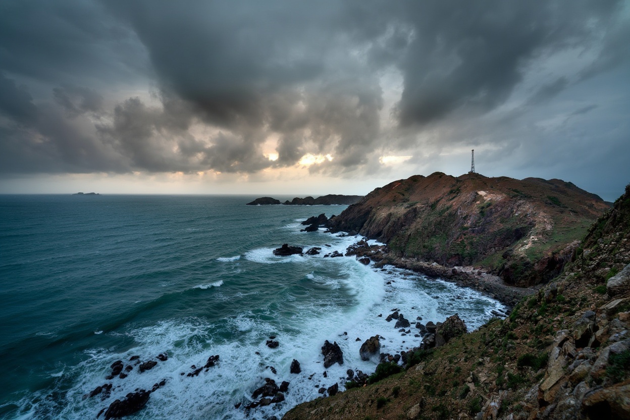 Eo Gio headland — the trail runs along the edge for about an hour