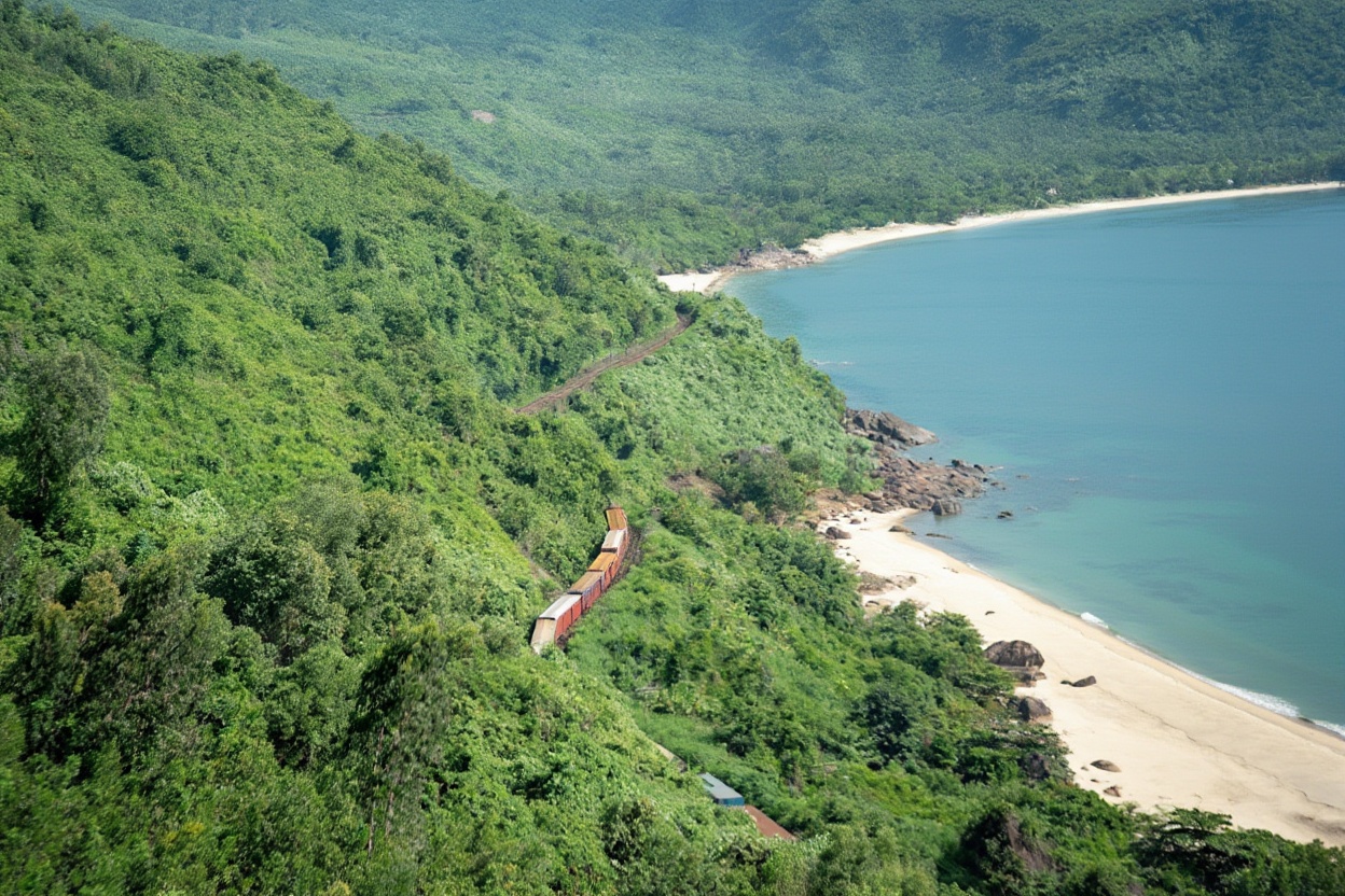The Da Nang to Dieu Tri run — the views are the reason to take it