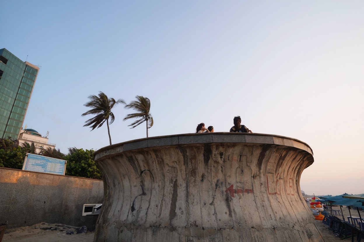 Vung Tau's Back Beach — low-key, local, and better for seafood than for swimming