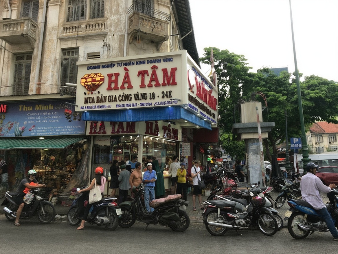 District 1 at rush hour — the center that everything else radiates from