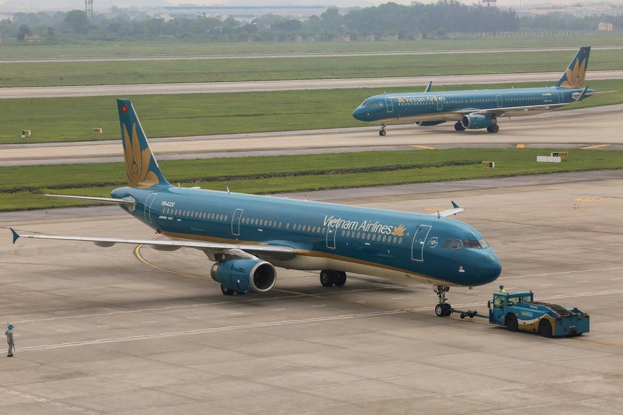 Nội Bài International Airport — the departure point for most Hanoi to Saigon flights