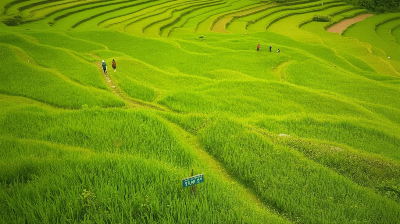 Muong Hoa Valley footpath — the trail that defines the Sapa trekking experience