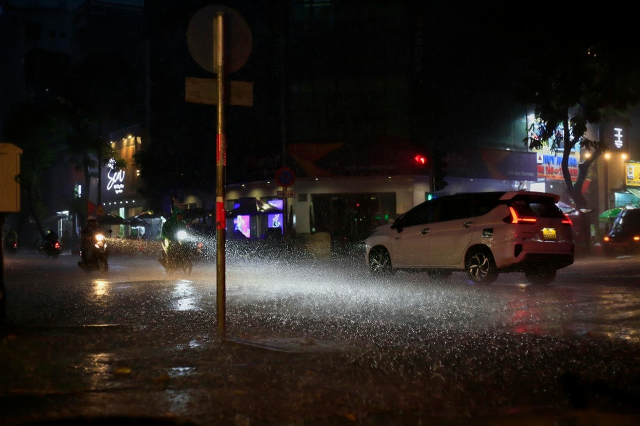 August in Vietnam — the rain is real, but so is the city's pulse