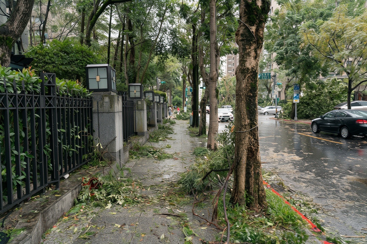 Typhoon aftermath in Hanoi — disruptive but rarely catastrophic in cities