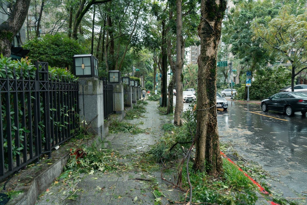 Typhoon aftermath in Hanoi — disruptive but rarely catastrophic in cities