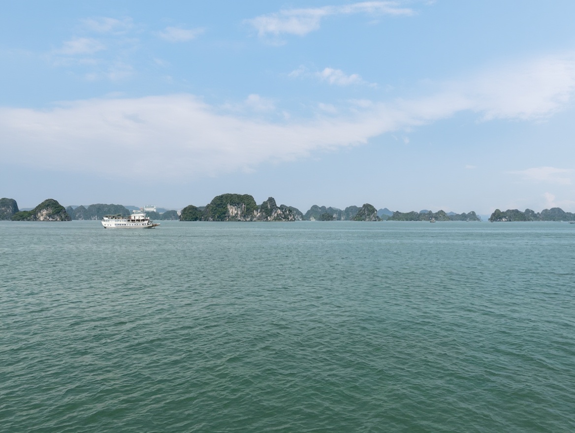 Ha Long Bay in November — clear days, cool mornings, far fewer crowds than January