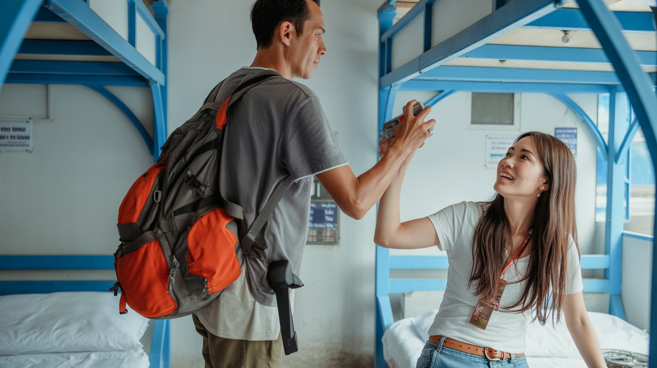 Hanoi hostel dorms at $6–8/night — the budget tier is genuinely comfortable