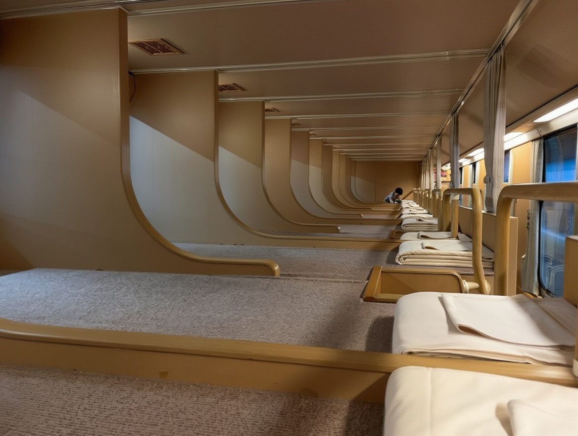 Soft berth 4-person cabin — the sweet spot for overnight legs