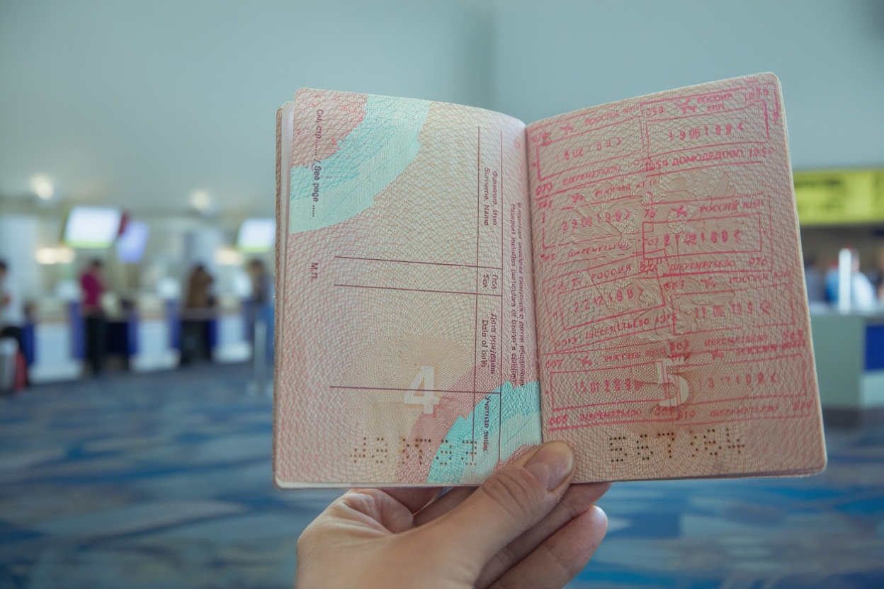 Immigration at Nội Bài Airport — the process is faster than most airports in the region