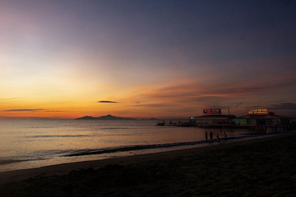 Nhật Lệ Beach at sunrise — Đồng Hới's most underrated asset for a transit stop