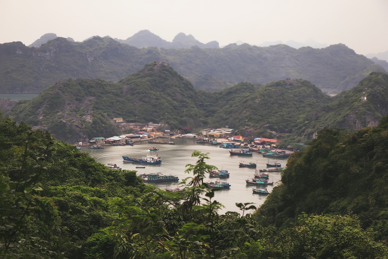 Cat Ba Island — the budget base for Lan Ha Bay day trips, away from the Ha Long cruise crowds