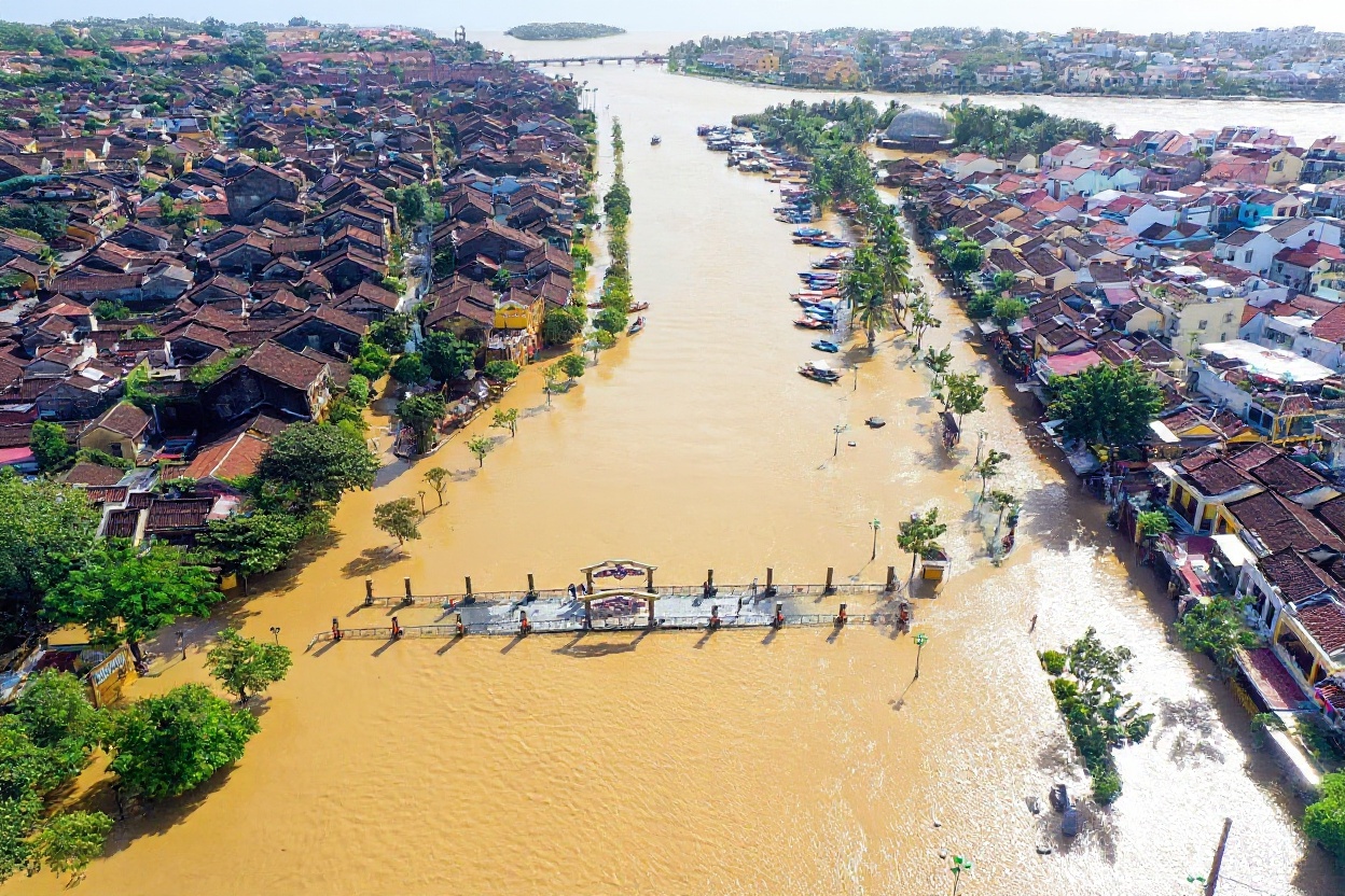 Hoi An flooding is not a metaphor — central Vietnam gets genuinely disrupted