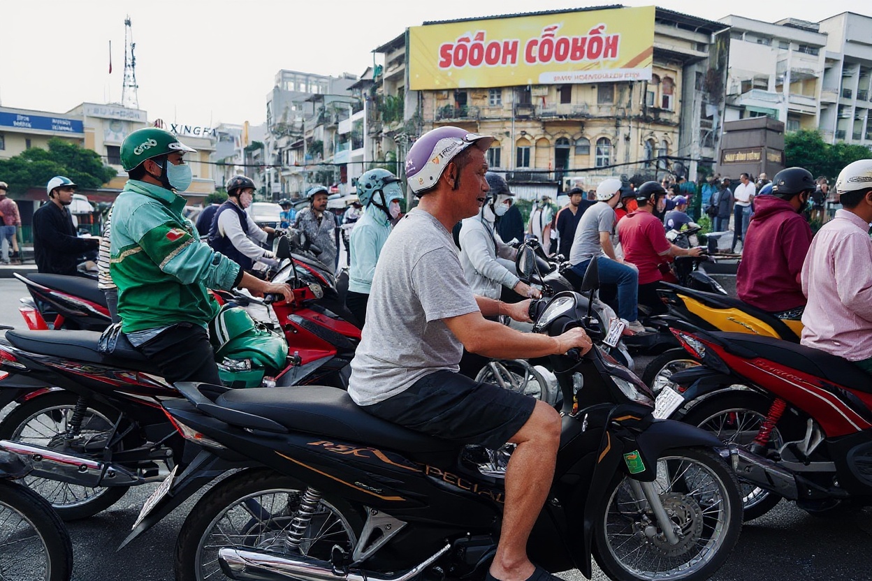 Vietnam traffic — predictable once you learn the logic, chaotic until you do