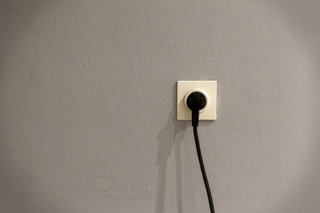 Budget guesthouses — extension boards are standard, bring your own adapter